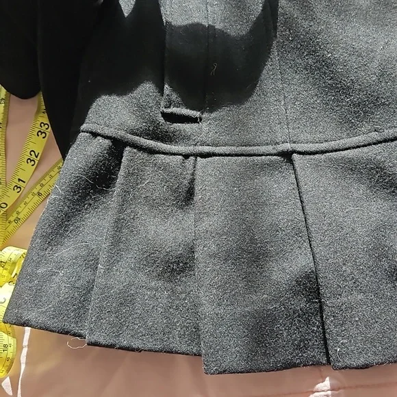 Calvin Klein wool blend black coat - Picture 10 of 11